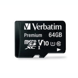 Cumpara ieftin Card memorie MICROSD cu adaptor 64GB VERBATIM 44084