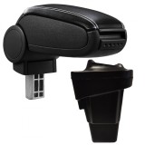 Cumpara ieftin Cotieră pentru Ford Focus 3 Non-Facelift (04.2011-2015) negru piele ecologica cu cusatura alba ()