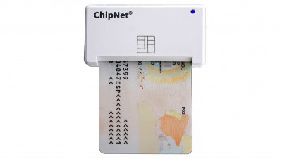 ChipNet Cititor carduri electronic DNIe DNI 3.0 si 4.0 si carduri cu cip - RESIGILAT foto