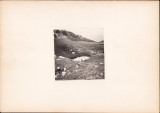 Lac &icirc;n Munții Retezat fotografie din timpul excursiei universitare din 1921