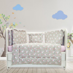 Lenjerie MyKids Dancing Bunny 4+1 Piese 120x60