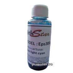 Cerneala EPSON DYE CISS color FOTO ALBASTRA ( Refill Photo Light-Cyan ) pe baza