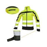 Cumpara ieftin Jacheta Softshell reflectorizanta Softflex, impermeabilitate ridicata