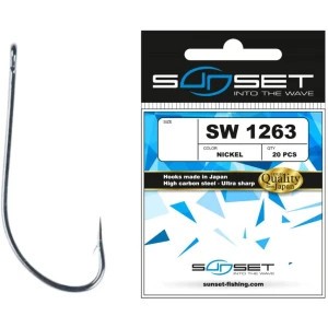 Carlige Sunset Sunhooks SW 1263NI, nr.10, 20buc/plic foto