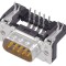 Conector D-Sub 9 pini 90&deg; THT