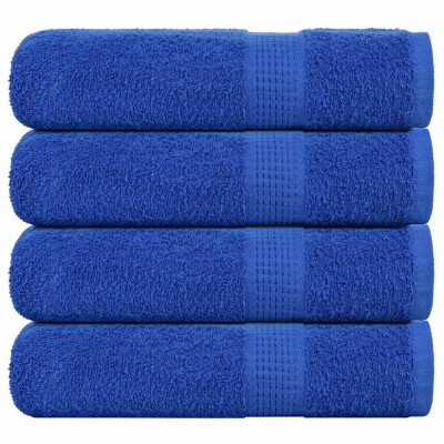 vidaXL Prosoape de baie 4 buc Albastru 100x150 cm 360 g/m&amp;sup2; 100% bumbac 136717 foto
