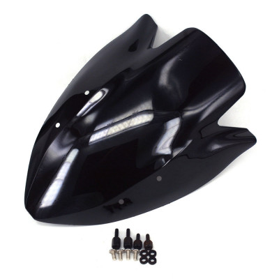 Parbriz Fumuriu Kawasaki Z1000 an 2003-2006 Negru geam foto