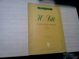 H. SITT Studii pentru Vioara Op. 32, Caietul III - Partitura -1972, 28 p.