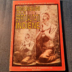 Dimensiuni ale spiritualitatii indiene Stefan Munteabu