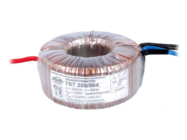 Transformator toroidal 250VA 230V 24V 5.2A 5.2A