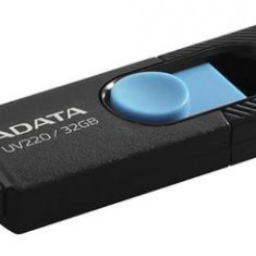 Stick USB A-DATA UV220, 32 GB, USB 2.0 (Negru/Albastru)