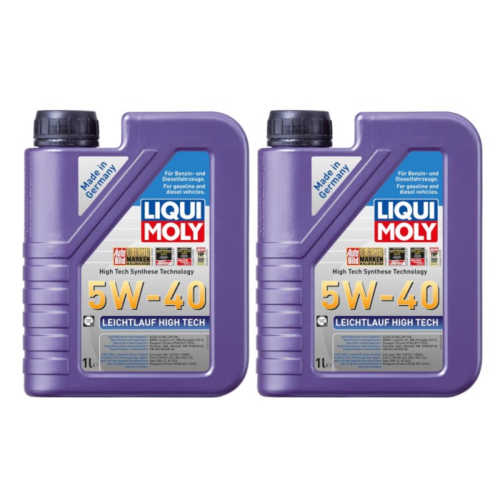 Pachet 2 litri Ulei sintetic Liqui Moly Leichtlauf High Tech A3 B4 5W40