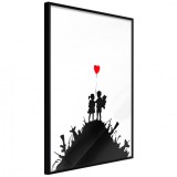 Cumpara ieftin Poster - Banksy: Kids on Guns, cu Ramă neagră, 20x30 cm