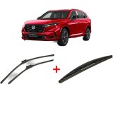 Cumpara ieftin Set 3 stergatoare HONDA CR-V VI (RS_, RY_) din 2023, pentru parbriz si luneta fata si spate auto, Bosch Twin, din cauciuc siliconat rezistent, HONDA
