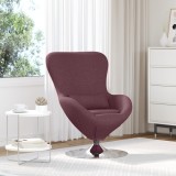 vidaXL Scaun tip ou, violet, textil