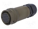 Conector circular mufă pe cablu PIN 19 mamă AMPHENOL