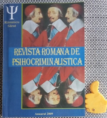 Revista Romana de Psihocriminalistica anuar 2009 foto