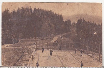 bnk cp Piatra Neamt - Vedere din Parcul Cozia - uzata interbelica foto