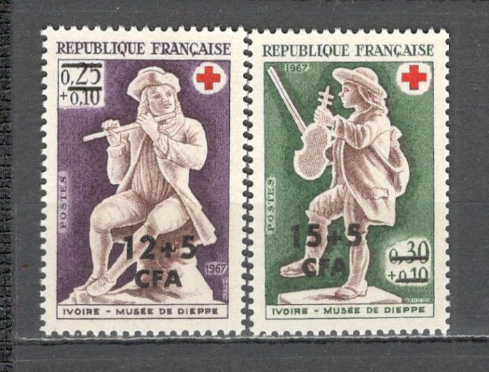 Reunion.1967 TIMBRE FRANTA:Crucea rosie-supr. SR.204