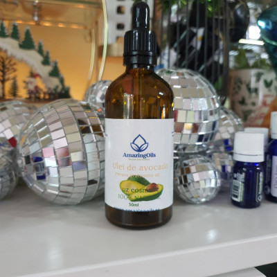 AVOCADO - Ulei virgin- ( persea gratissima oil ) sticla cu pipeta 100ml foto