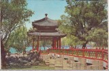 Bnk cp China - Beijing - Palatul de vara - circulata spre Romania 1975, Printata