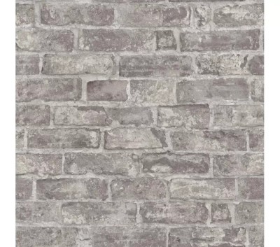 Tapet caramida rustic lavabil, gri, crem, imitations2 6318-11. foto