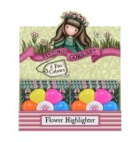 Cumpara ieftin Display 18 markere in forma de floare Santoro Gorjuss