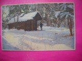 HOPCT 12588 IARNA LA CABANA -FRANTA-CP PICTURA -CIRCULATA