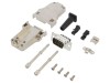 Conector D-Sub 9 PIN Tată Drept Amphenol, Ecranat, Terminal Surub, Aliaj Zinc
