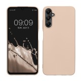 Husa Kwmobile pentru Samsung Galaxy A05s, Auriu, Silicon, KWM000021NA005C, Carcasa