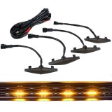 Set 4 Lumini de zi, grila radiator, 12/24V