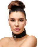 Zgarda Zado Leather O Ring Negru