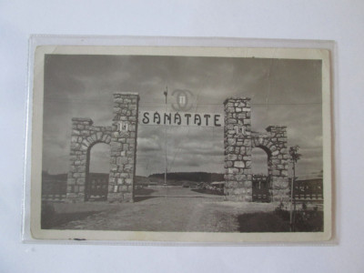 Rara! Sfantu Gheorghe:Intrarea in tabara de cercetași,carte pos.foto-Porto 1940 foto