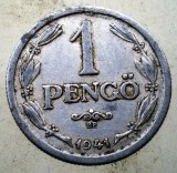 1.185 UNGARIA WWII 1 PENGO 1941, Europa, Aluminiu