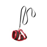 SET HAM+PLASA SI LESA PENTRU PISICI FLAMINGO NEGRU ROSU 108 1CM