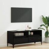 vidaXL Cabinet TV cu sertar Stejar Negru 100 x 34,5 x 44,5 cm 881470