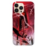 Husa compatibila cu Apple iPhone 12 Pro Max model Asta Sword Black Clover, Silicon, TPU, Viceversa, Transparent, Carcasa