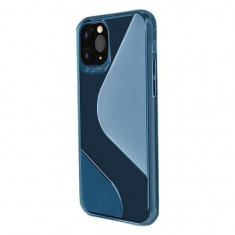 Husa Slicon Samsung Galaxy A71 - iberry S-Case Albastru