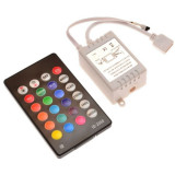 Cumpara ieftin Controler banda LED RGB IR 24 BUTOANE 72W 2A 12V DC