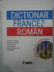DICTIONAR FRANCEZ-ROMAN - Editura CORINT (format mare ) foto