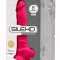 Dildo Thermo Reactive Silicon cu Memorie Dubla Densitate Roz 20 cm