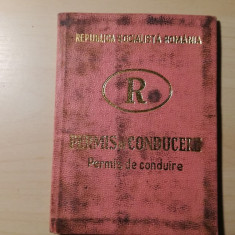 Permis conducere, RSR, comunism, auto, epoca de aur, Histria, Osica de Jos