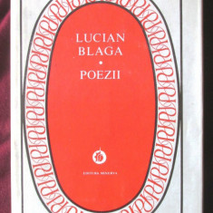 "POEZII", Lucian Blaga, 1981. Seria PATRIMONIU. Editie cartonata