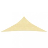 Gossi panza parasolar din hdpe, triunghiulara 3,6 x 3,6 x 3,6 m, bej