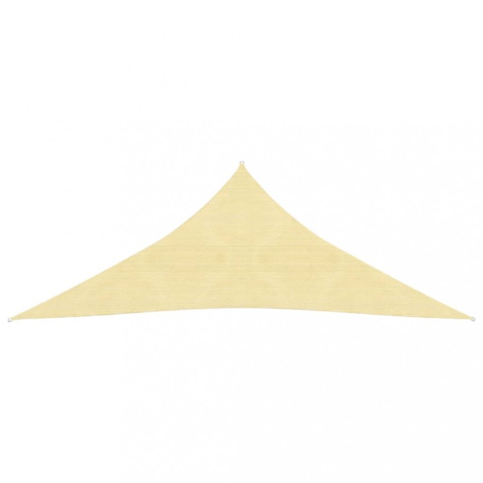 Gossi panza parasolar din hdpe, triunghiulara 3,6 x 3,6 x 3,6 m, bej