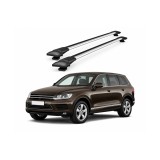 Bare portbagaj transversale auto aluminiu compatibile Volkswagen Touareg II (7P) SUV 2011-2018 92-96 cm Cod: KL6