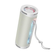 Boxa portabila hoco HC9, Bluetooth 5.1, Lumini pulsante, Sportiva, Gri