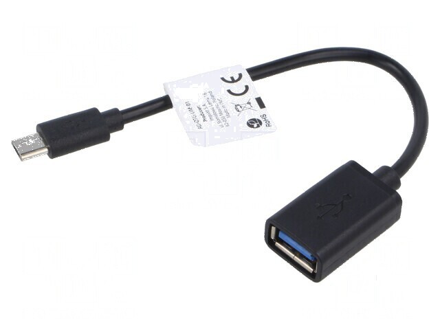Cablu adaptor USB 2.0 A la micro B nichelat