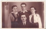 bnk foto - Fotografie de familie - fata in uniforma de strajer - interbelica