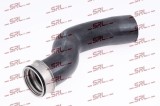 Furtun intercooler Audi A3 03-13, Tt 06-, motor: 2.0 Tfsi, SRLine, Cauciuc, 1K0145832L; 1K0145832S